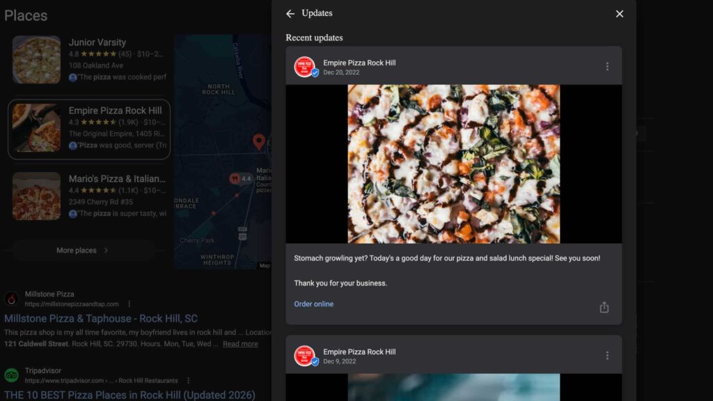 What to post on Google Business Profile — content ideas and posting strategy from 716 Co. Sumter SC