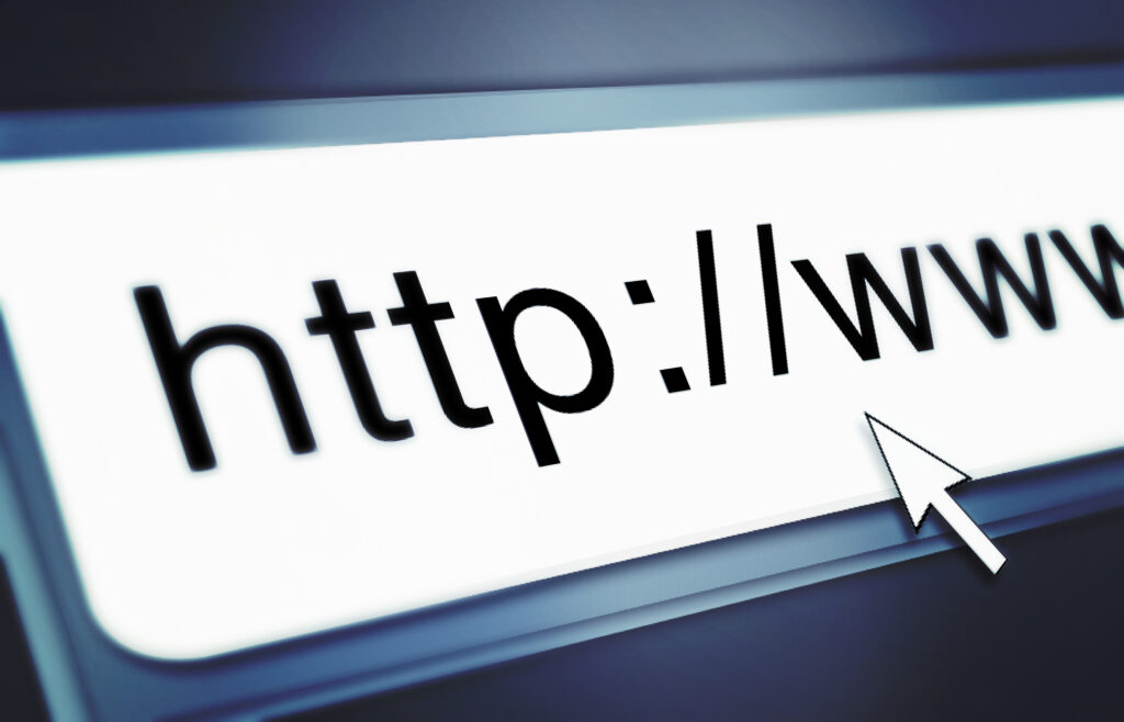 Browser bar with http://www representing multiple domains SEO and website addresses